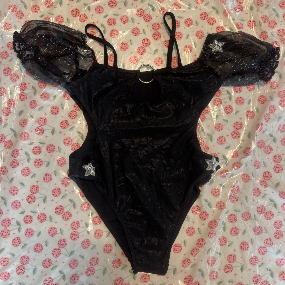 Elegant Black Women's Bodysuit
